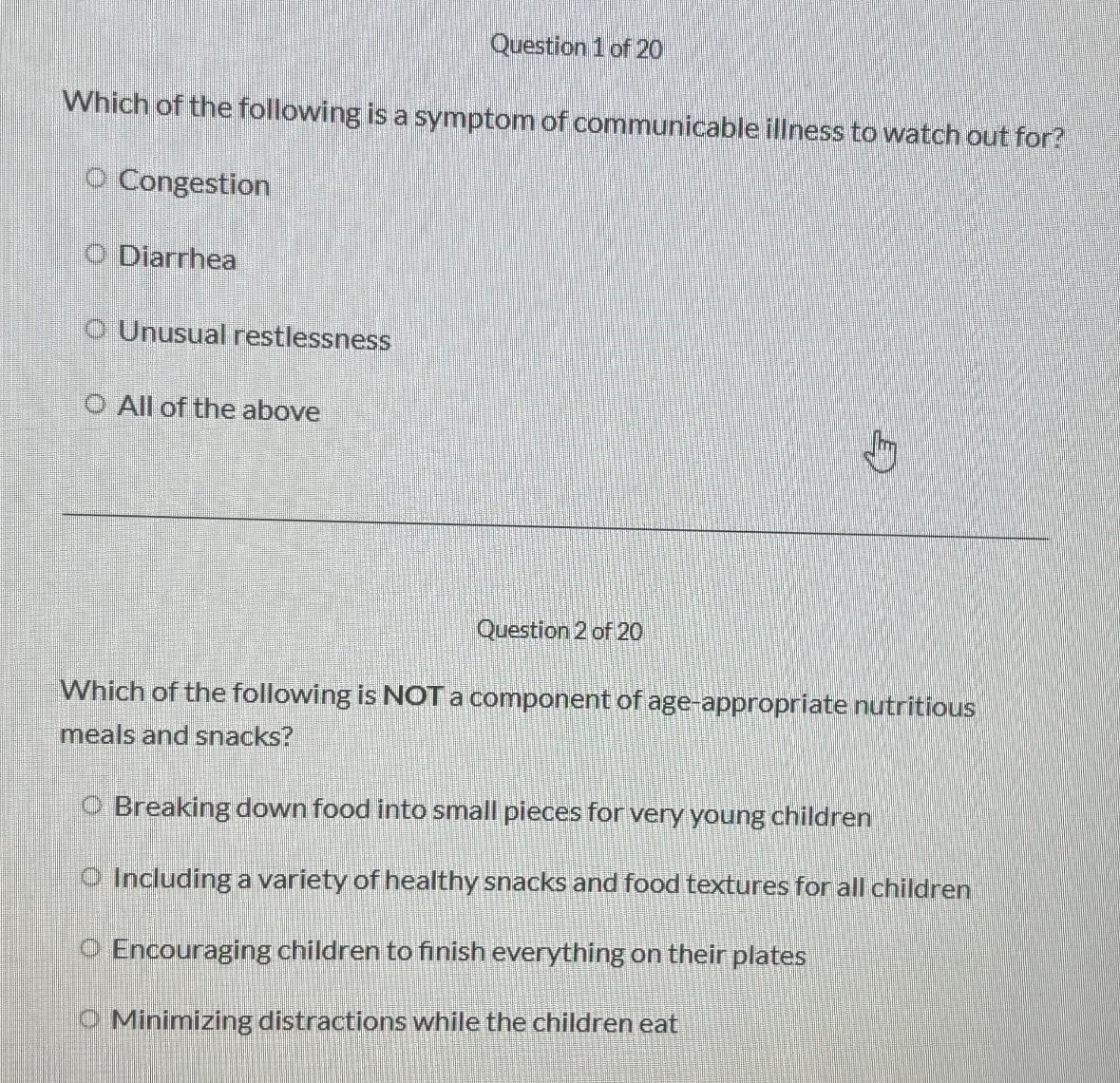 solved-question-1-of-20which-of-the-following-is-a-symptom-chegg