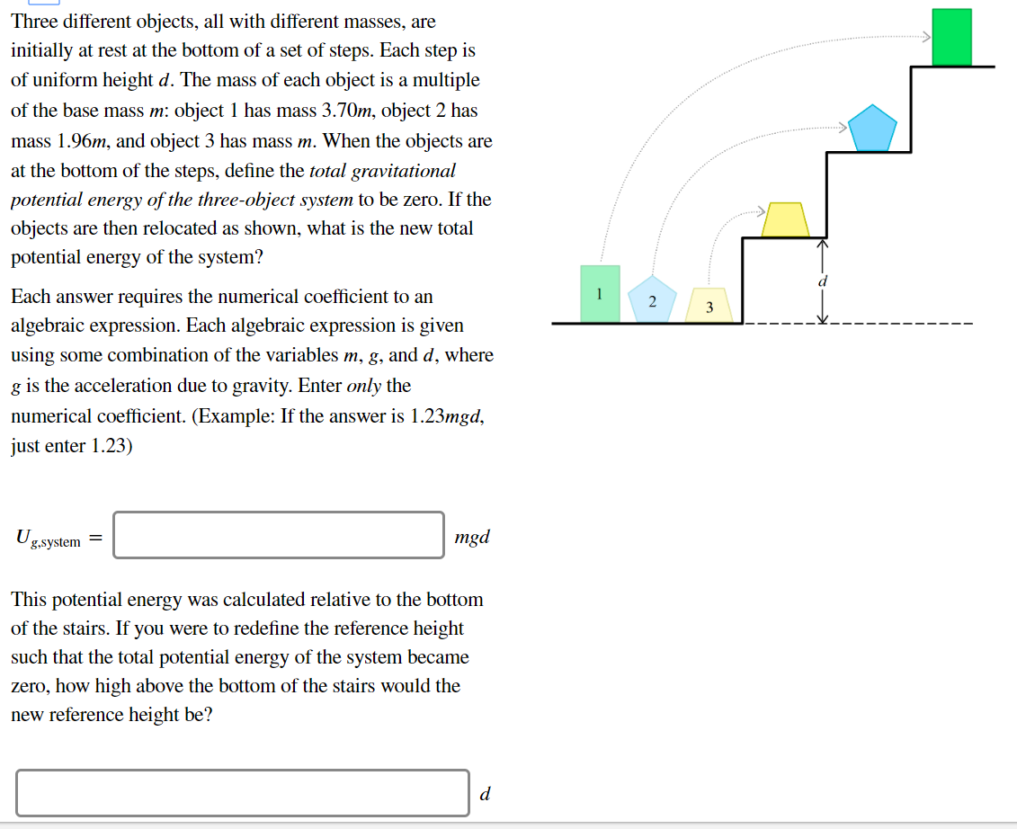 solved-three-different-objects-all-with-different-masses-chegg