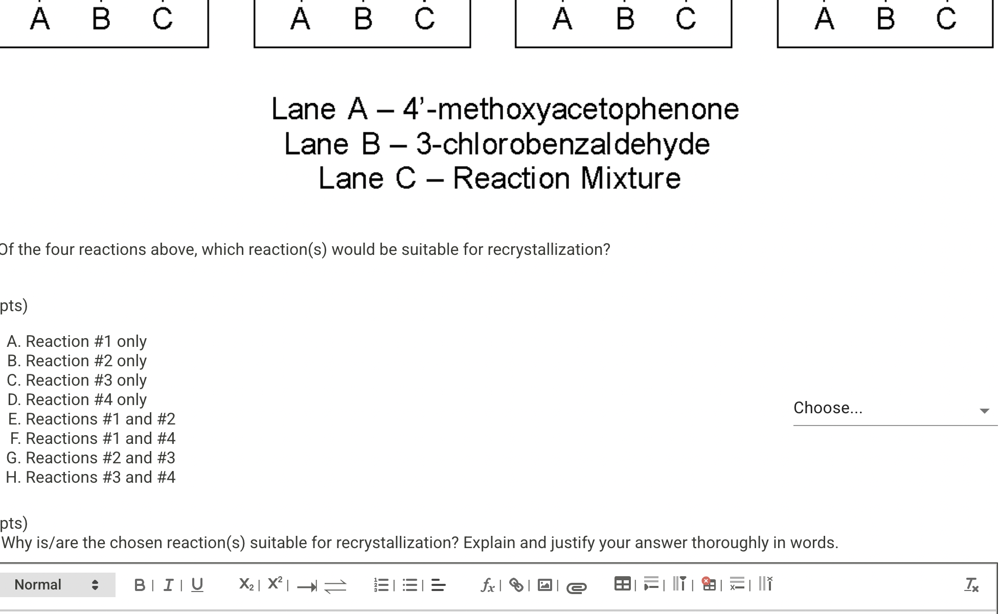 Solved Of the four reactions above, which reaction(s) ﻿would | Chegg.com