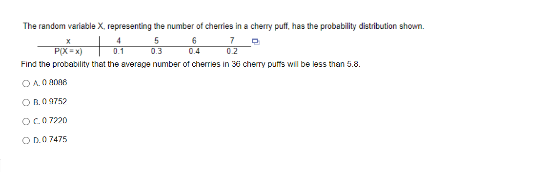 Solved The random variable X, representing the number of | Chegg.com