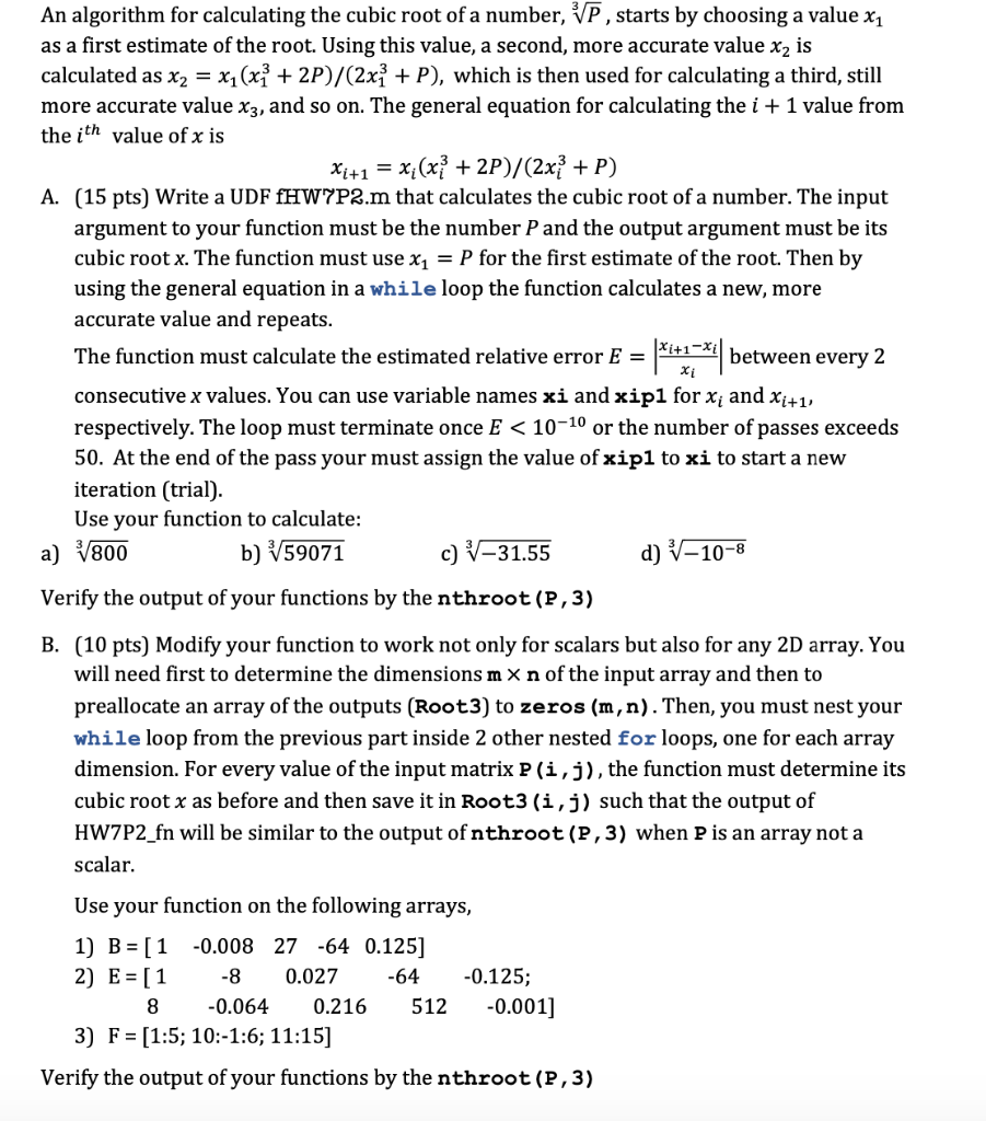 solved-an-algorithm-for-calculating-the-cubic-root-of-a-chegg