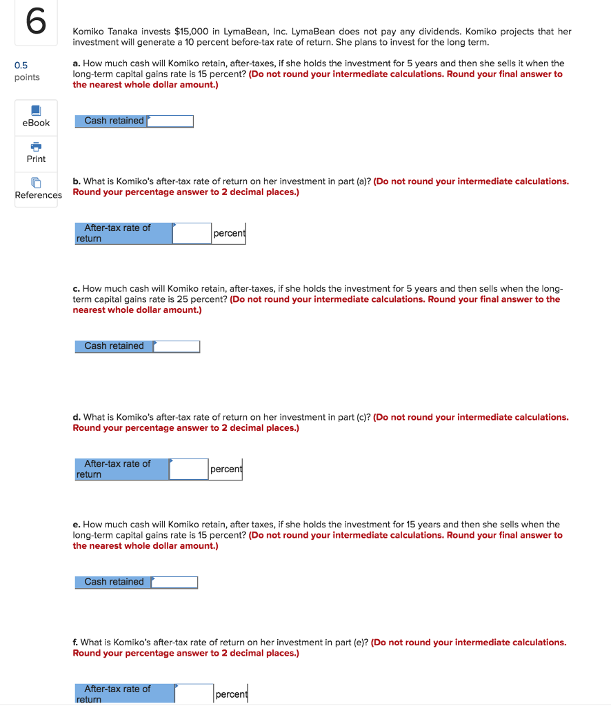 Solved Komiko Tanaka invests 15,000 in LymaBean, Inc.