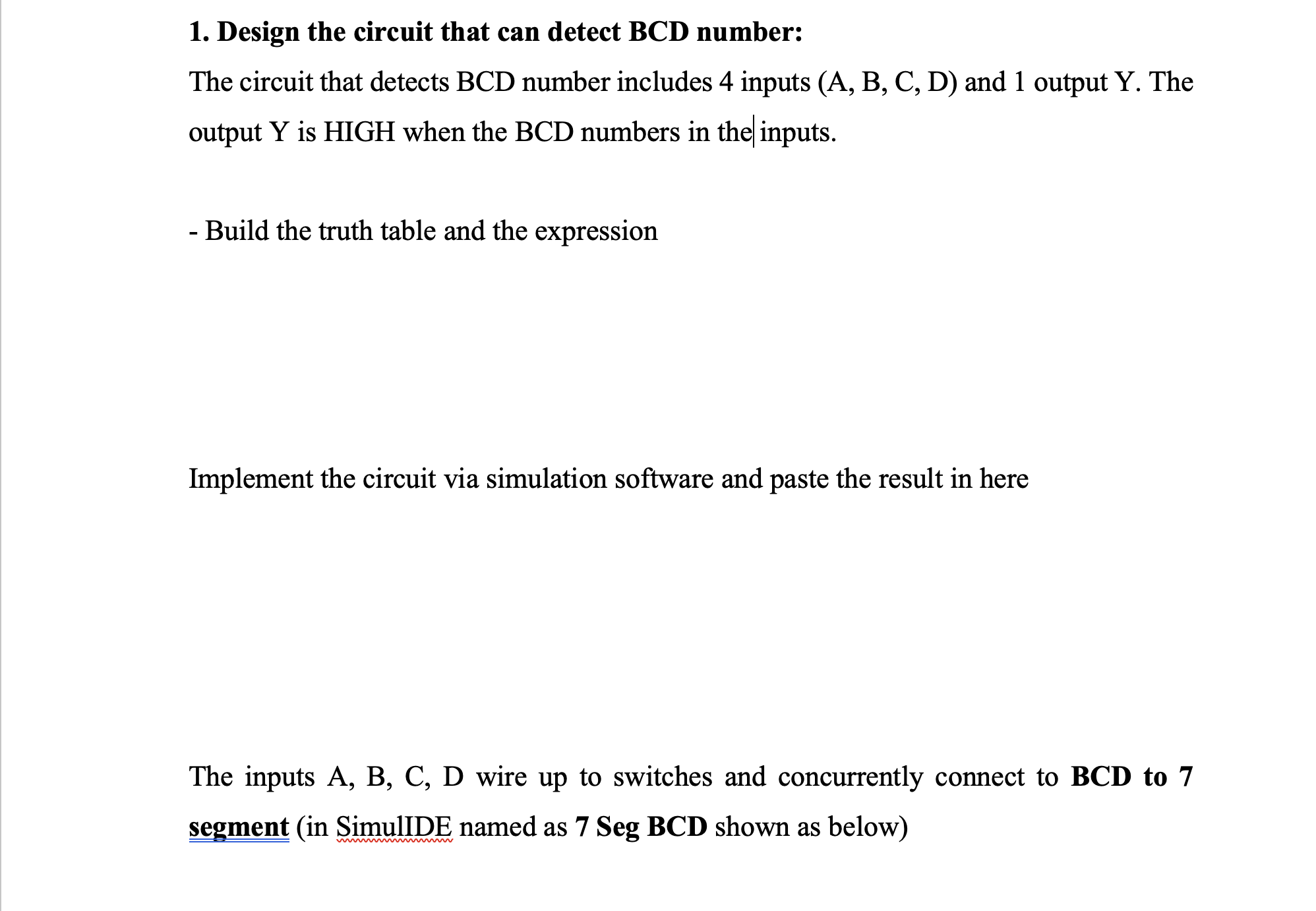 Solved Please implement the circuit in simulation | Chegg.com