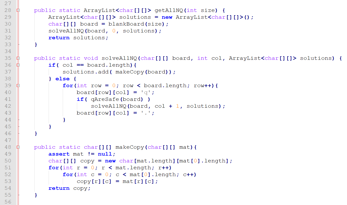 Solved (1)In line 42, col + 1 is a __ parameter.(2)Question | Chegg.com