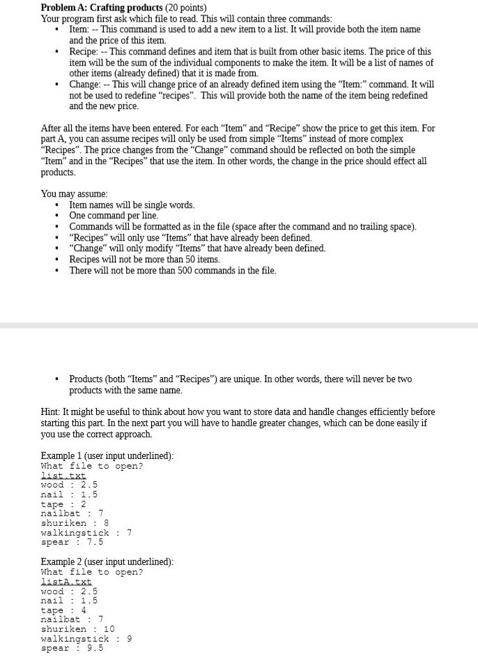 Part B Using c++, is there a way to answer this