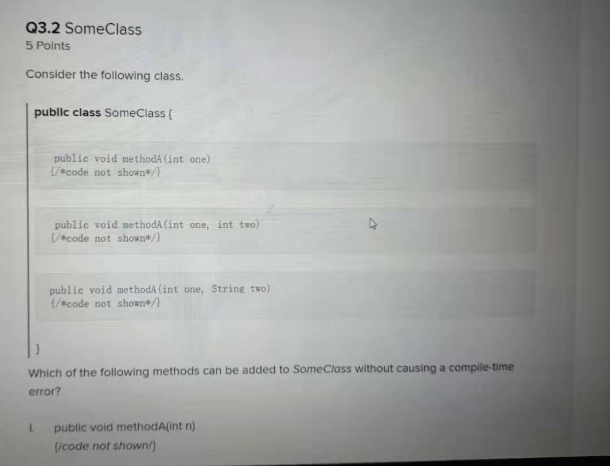 Solved Q3 Object Oriented Programming - Part 1 15 Points | Chegg.com