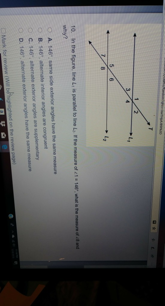 Solved ams/Random?qNo-Juv 1%3D 1 2 3/4 Lt 78 10. In the | Chegg.com