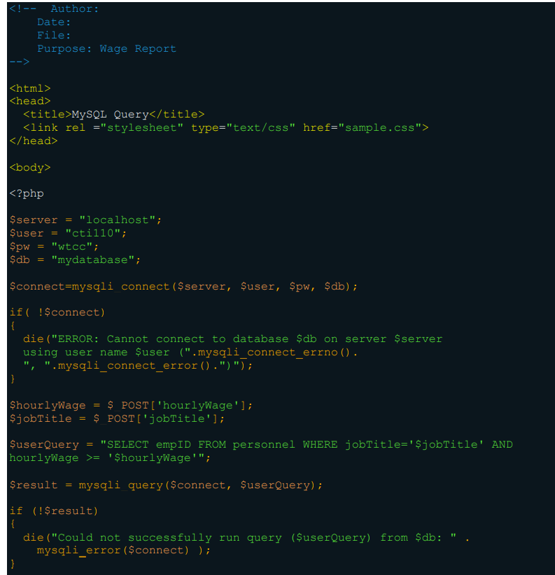 Review the attached Wage Report.pdf. You will use | Chegg.com