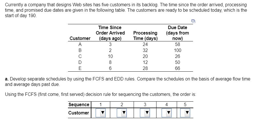 Solved Currently A Company That Designs Web Sites Has Five | Chegg.com