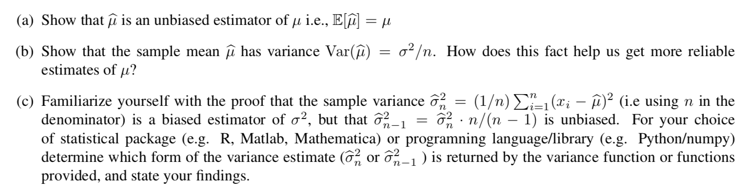 Solved Let μ and σ2 be the mean and variance of a random | Chegg.com
