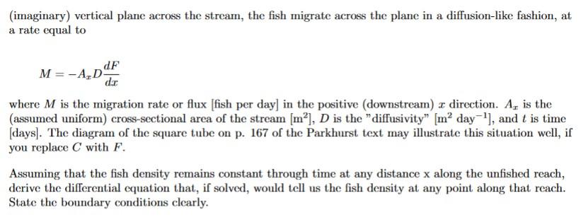 4. [Parkhurst, Chapter 8, Problem 2]: Ecologists | Chegg.com
