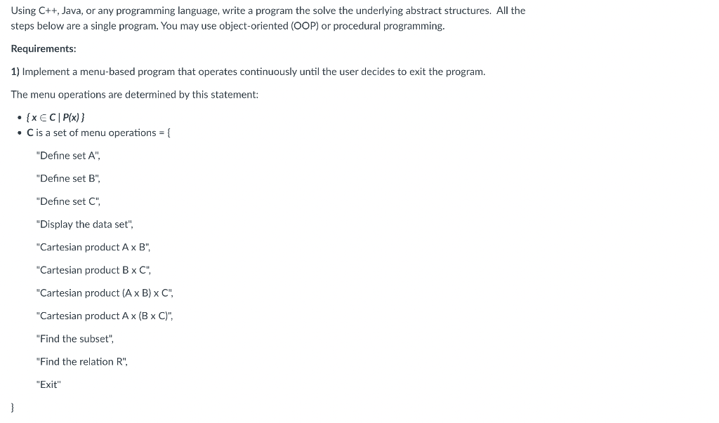 Solved C Write A Program In C++ Langu. X + Online C++