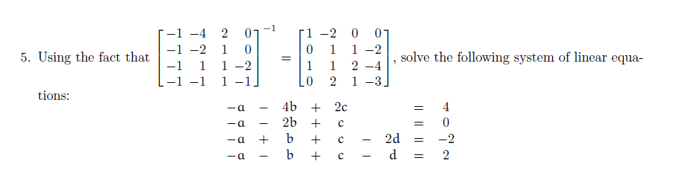 Solved 07 1 1 4 1 2 2 0 1 2 1 2 1 0 0 Solve The Fol
