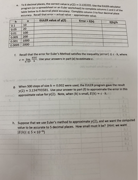 Solved d. Use your answers from parts (a) and (b) to | Chegg.com