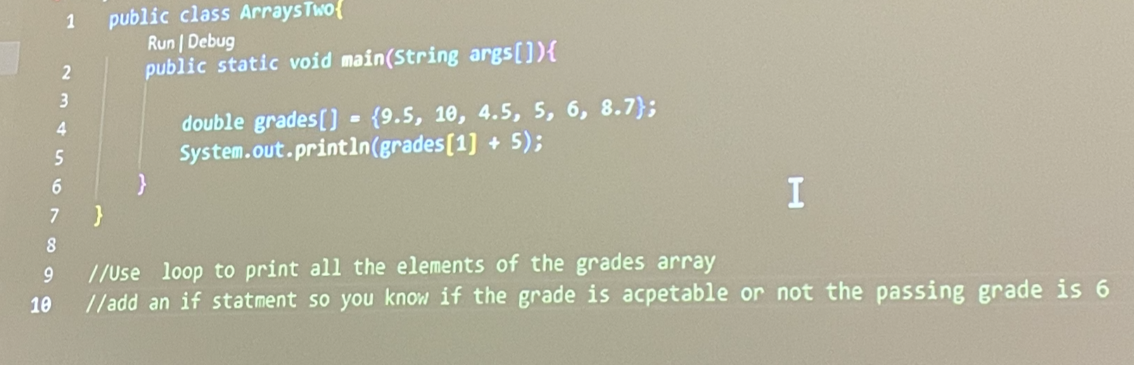 Solved Java code is provided, I need help adding the loop | Chegg.com