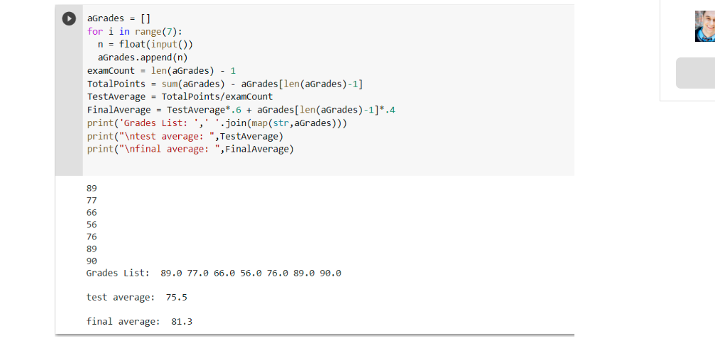 Python language Take the program written for the | Chegg.com