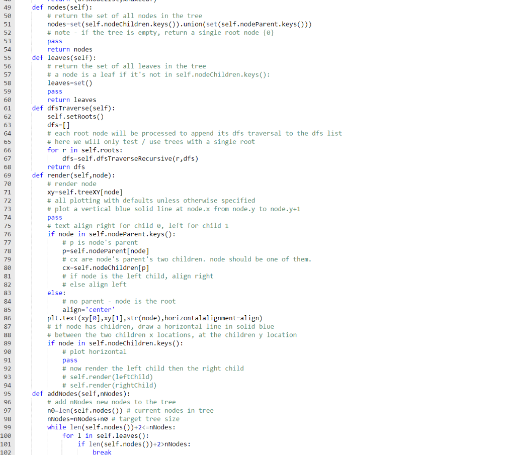 IN PYTHON: Please help me with this code and explain | Chegg.com