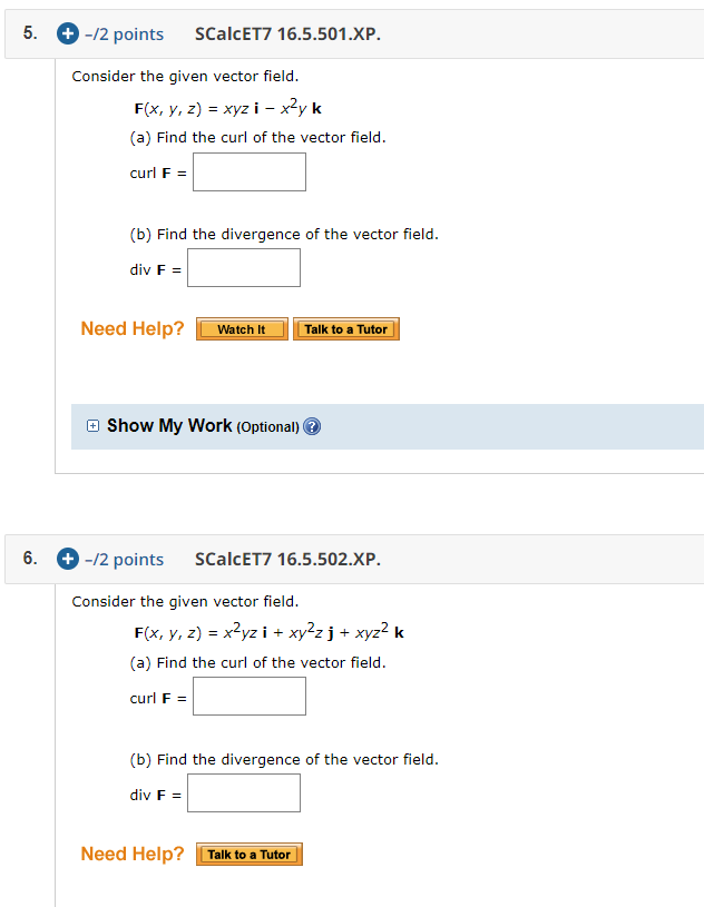Solved Please help me. I never got the right answer to these | Chegg.com