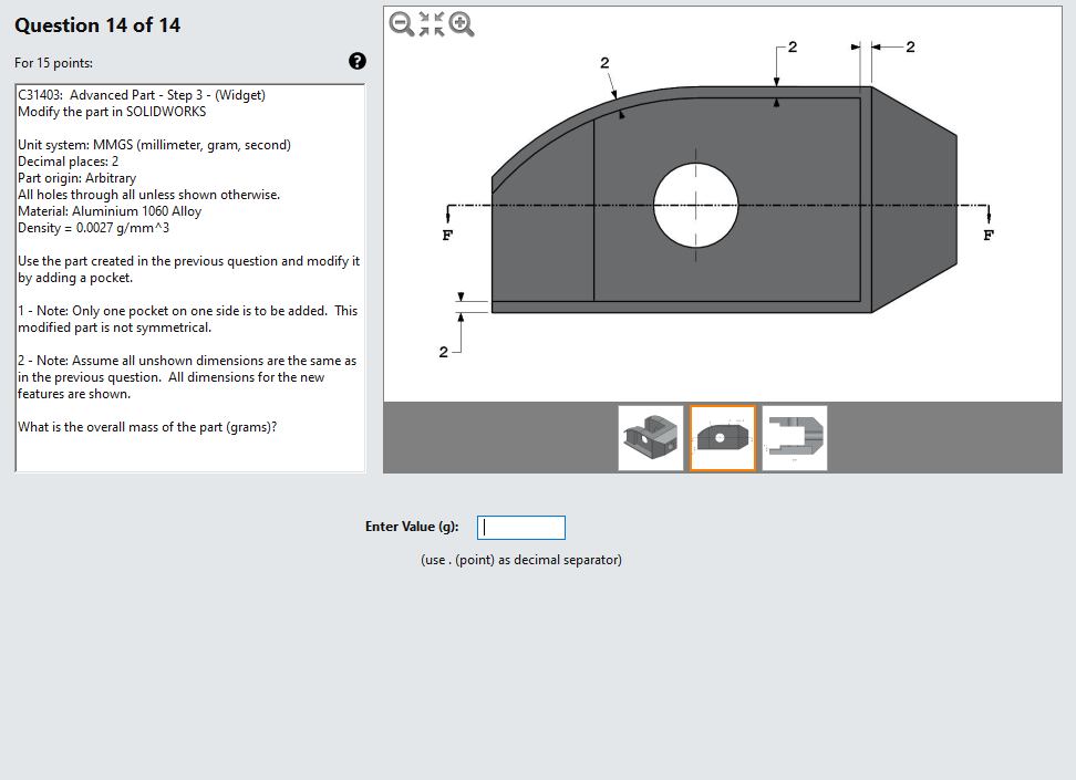 Solved Question 12 of 14 For 15 points: 15 C31401: Advanced | Chegg.com