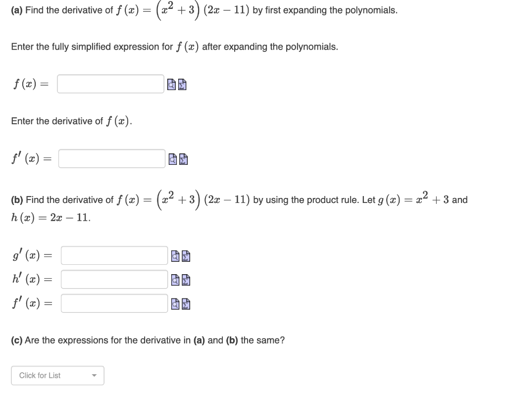 solved-a-find-the-derivative-of-f-x-x2-3-2x-11-by-chegg