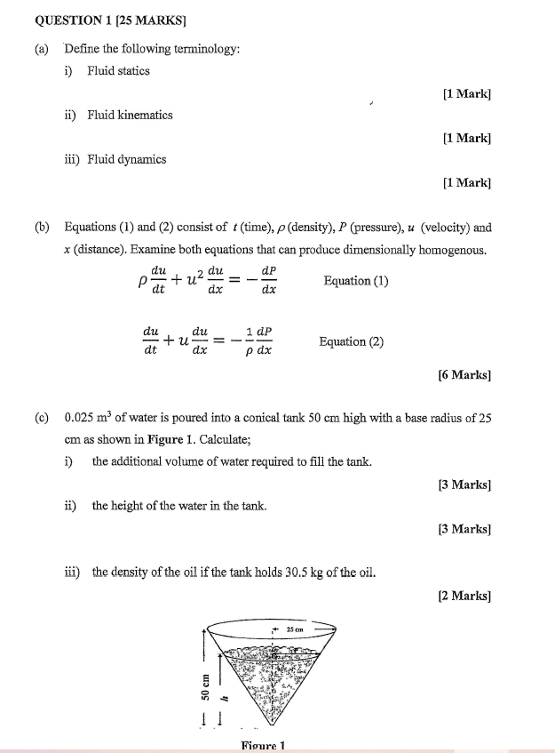 Solved QUESTION 1 (25 MARKS] (a) Define the following | Chegg.com