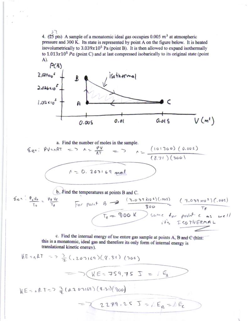 Solved Someone please check my work in the problem shown | Chegg.com