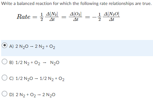 N2 + O2 = N2O - Balanced Chemical Equation