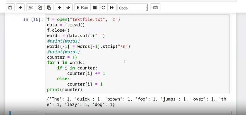 Solved In [14] : f= open(