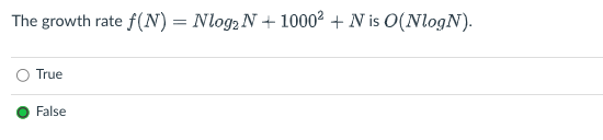 Solved Given two algorithms with growth rate functions: | Chegg.com