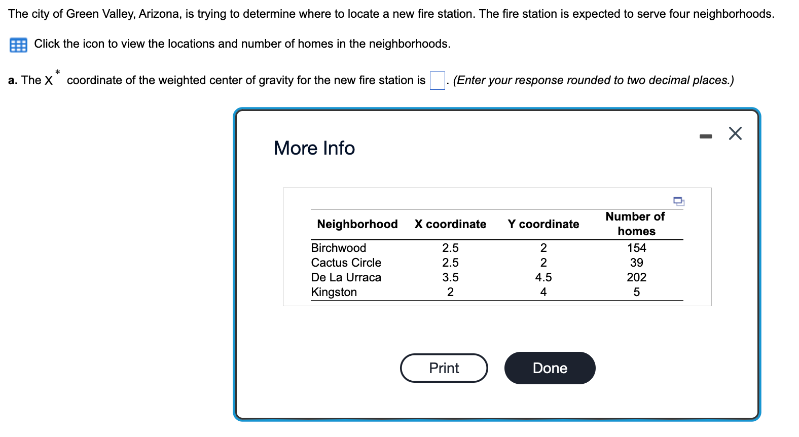 Solved Calculate the Y* coordinate of the weighted center of | Chegg.com