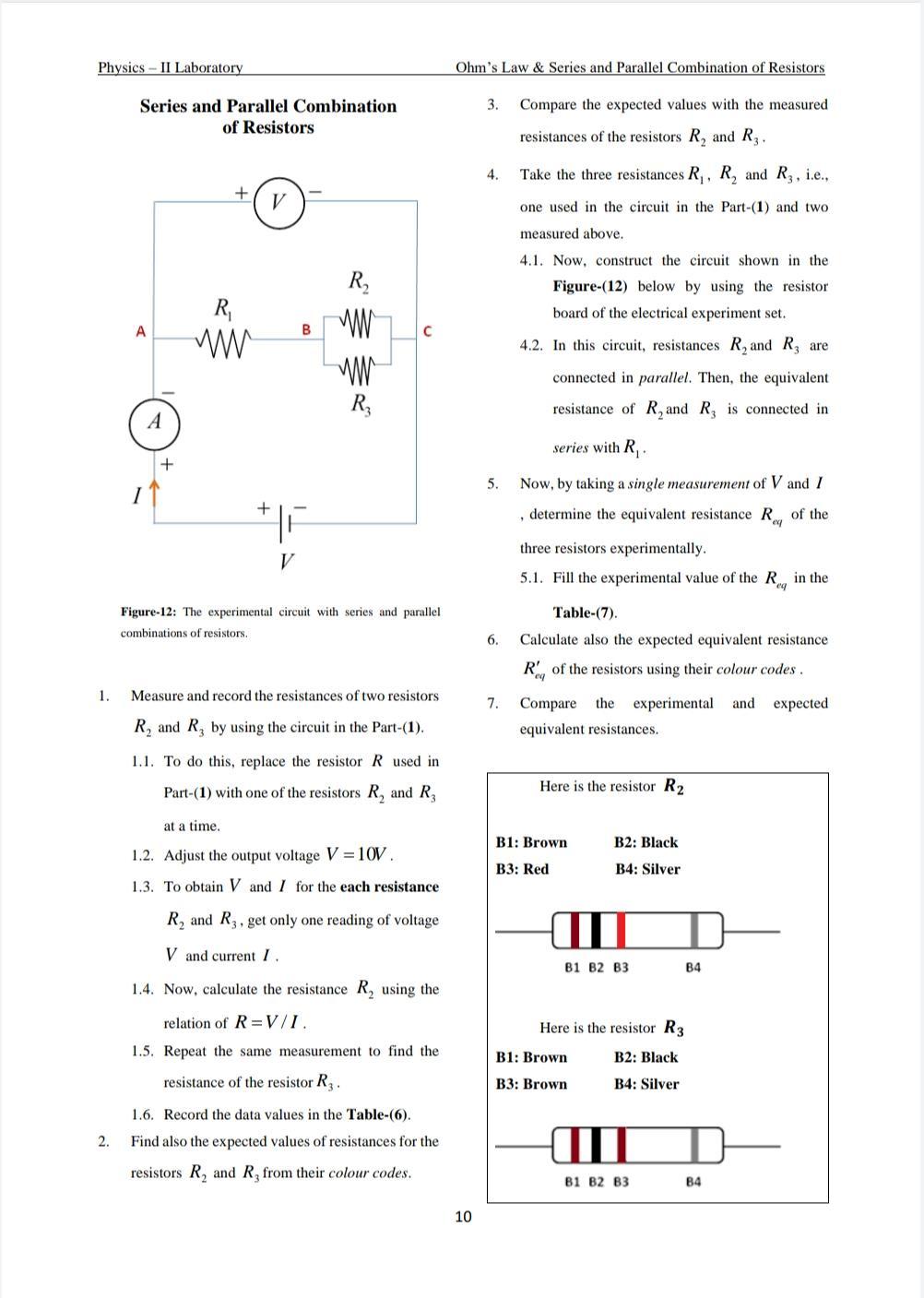 Solved I was asked to write a lab report on ( Ohm’s Law &