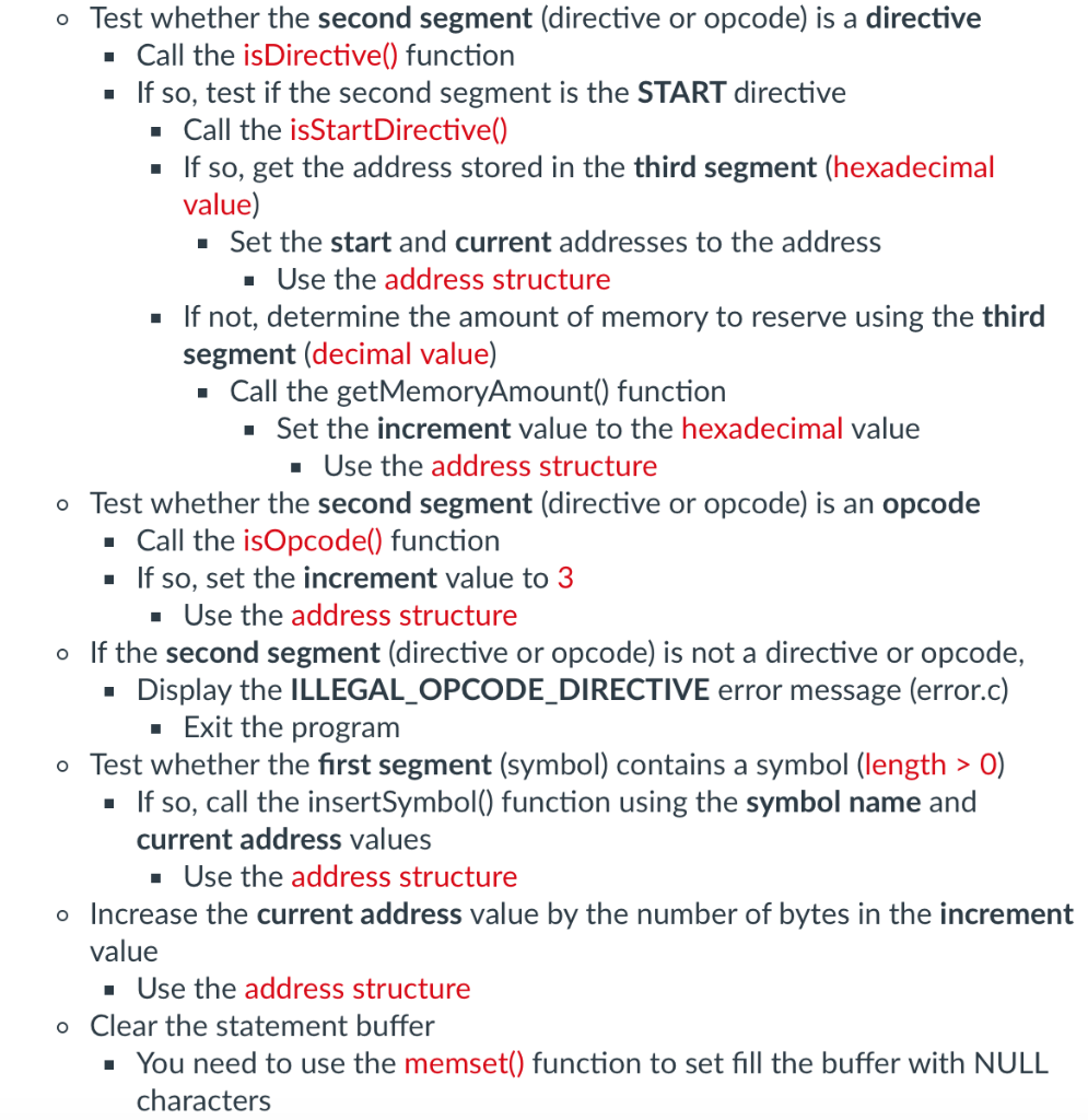 Solved oid performPass1(struct symbol* symbolTable[], char* | Chegg.com
