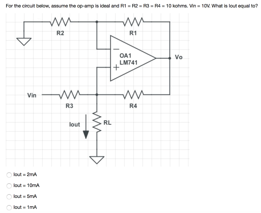 Solved For the circuit below, assume the op-amp is ideal and | Chegg.com