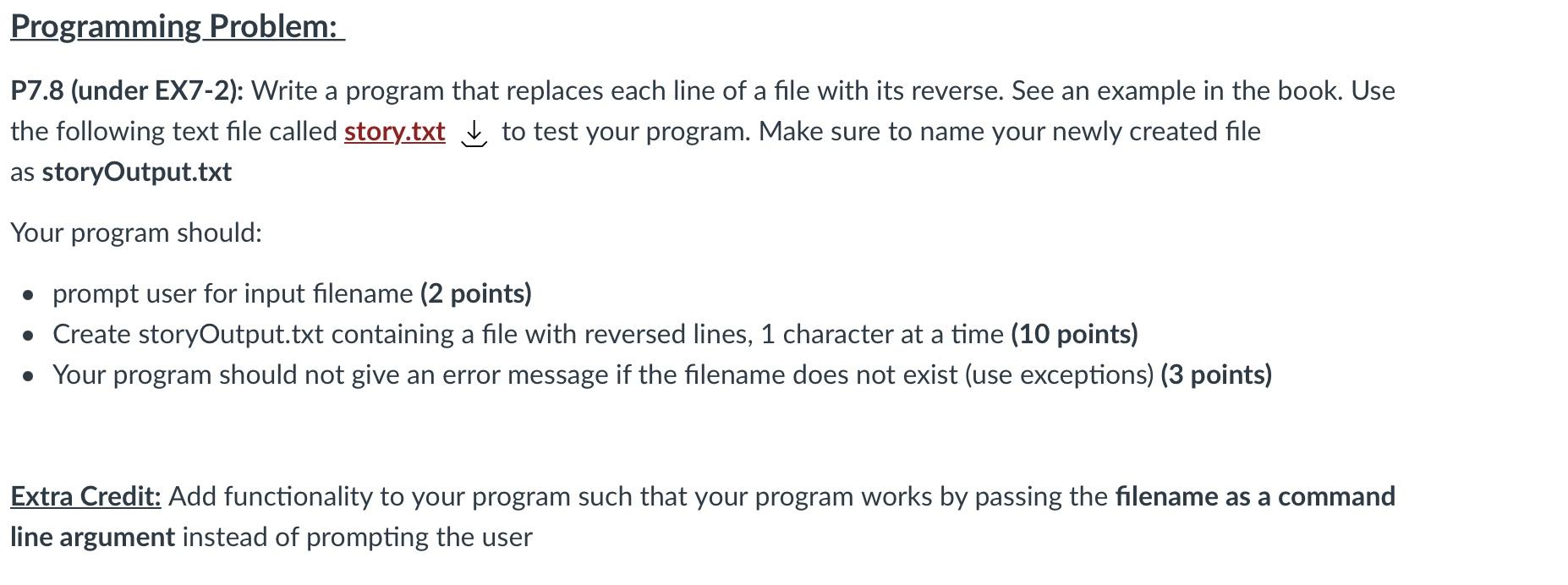 Solved Programming Problem: a P7.8 (under EX7-2): Write a | Chegg.com