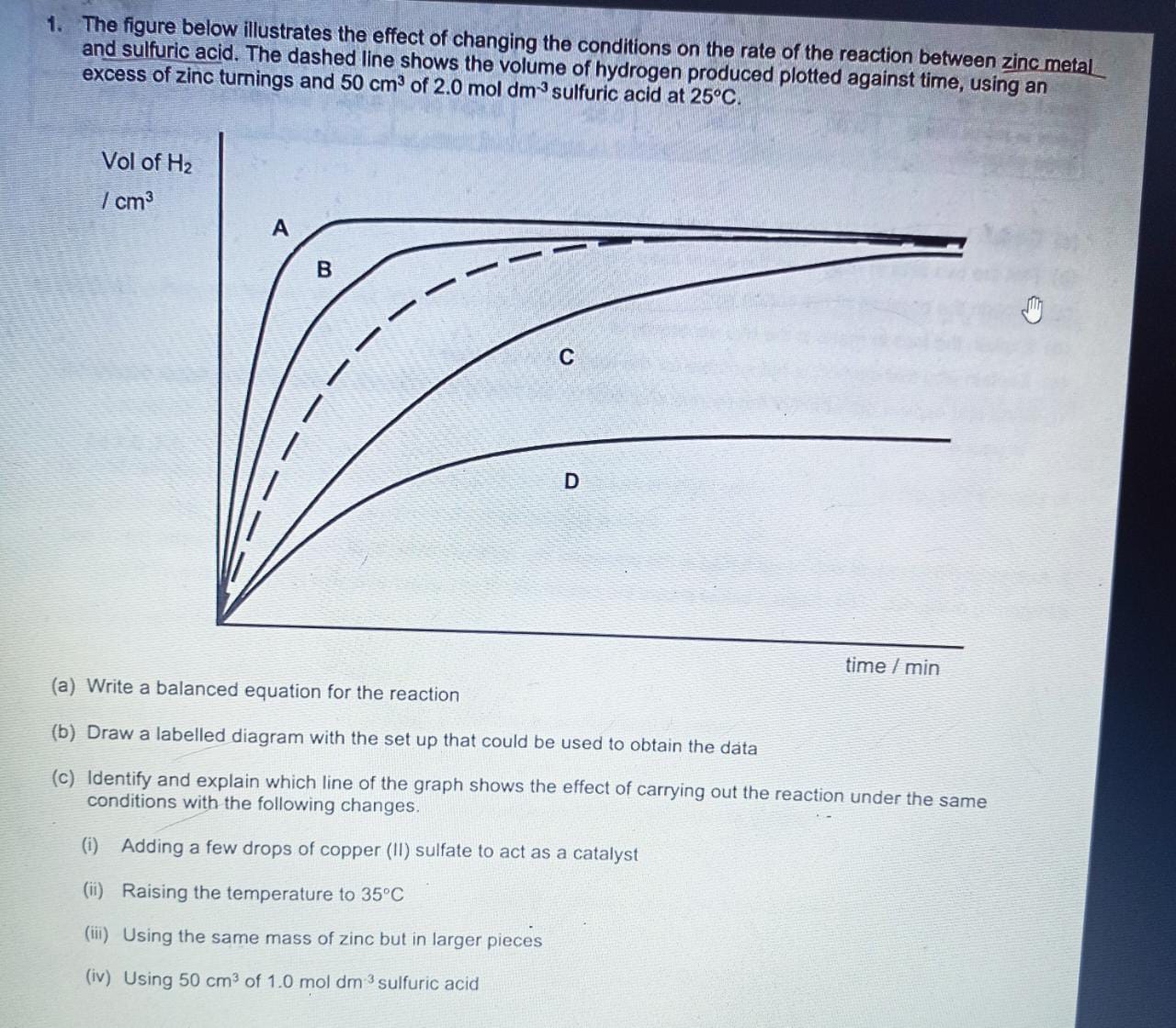 Solved 1. The figure below illustrates the effect of