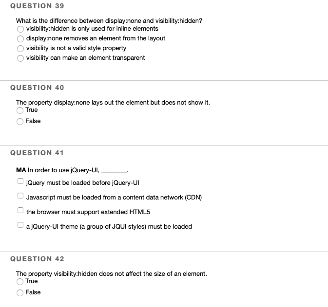 Solved QUESTION 39 What is the difference between