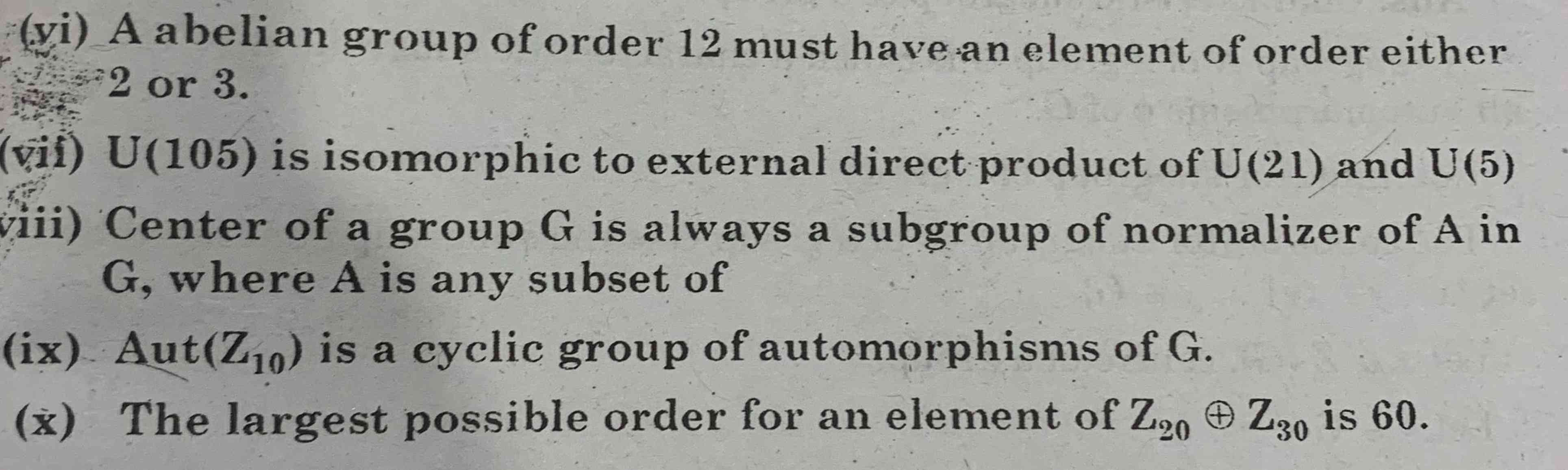Solved Group Theory Solutions Chegg Com