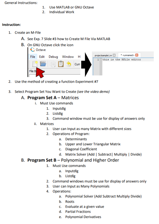 Solved I NEED ONLY ONE PROGRAM SET. IT CAN BE PROGRAM SET A, | Chegg.com