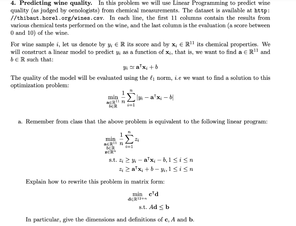 Bonus if you know the form to solve in a lp solver | Chegg.com