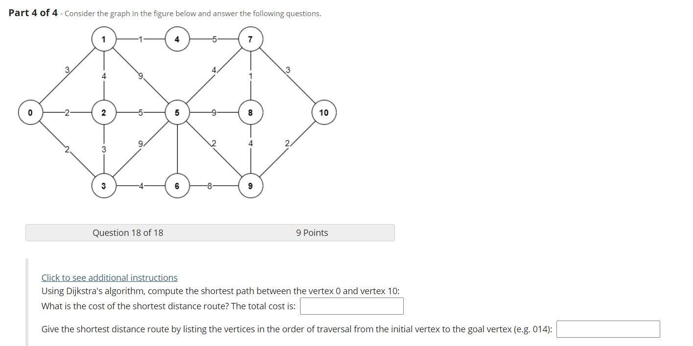 Solved Part 4 of 4 - Consider the graph in the figure below | Chegg.com