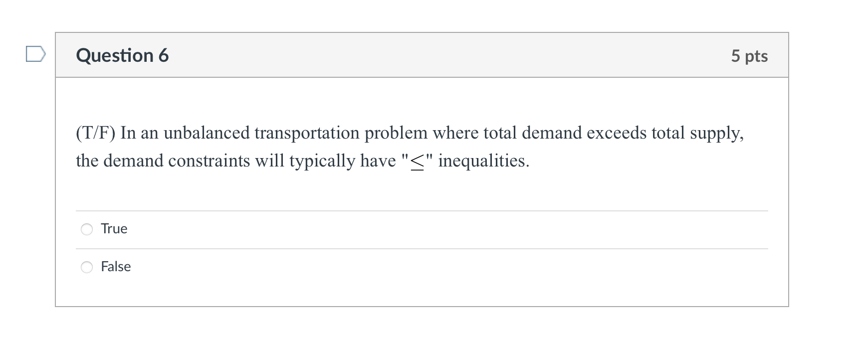 Solved Question 5 5 pts Use the information below to answer | Chegg.com
