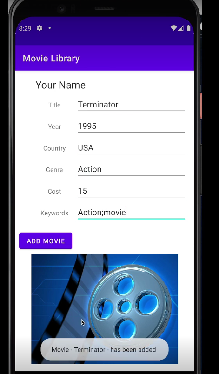 Solved Develop a single activity application that represents | Chegg.com