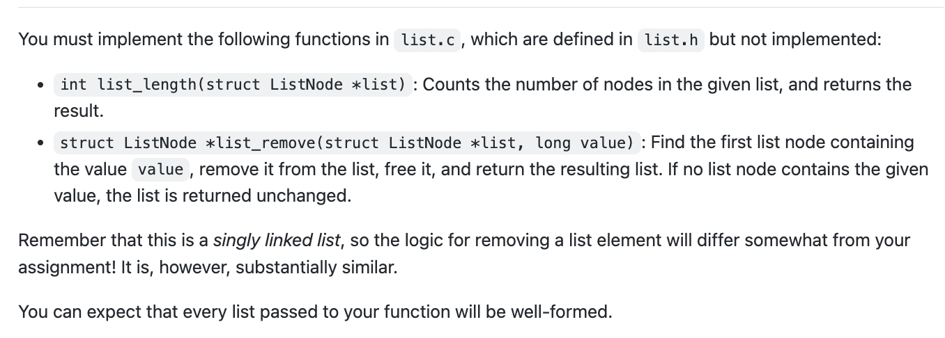 Solved You must implement the following functions in which | Chegg.com