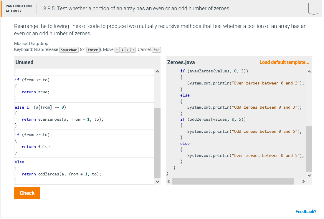 solved-rearrange-the-following-lines-of-code-to-produce