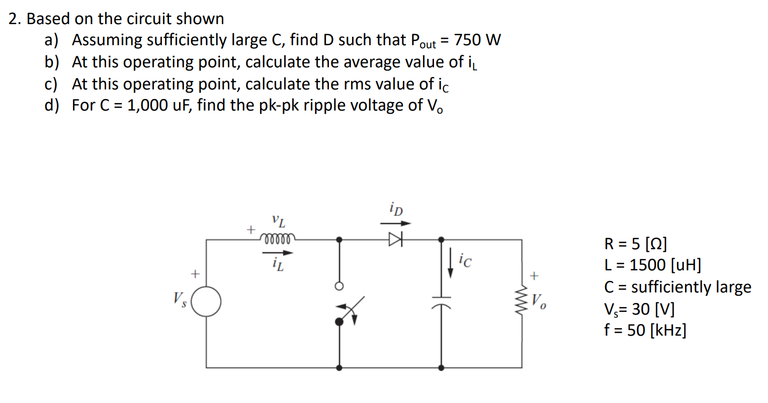 Solved 2. Based on the circuit shown a) Assuming | Chegg.com