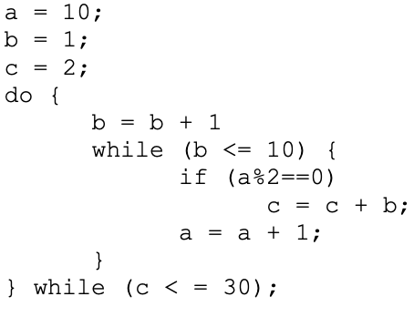 Solved A program snippet is as follows: Make a code | Chegg.com