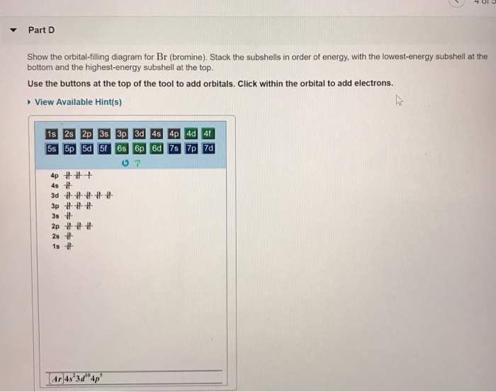 Orbital Filling Diagram For Bromine - Wiring Site Resource