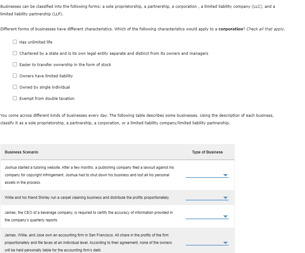 solved-businesses-can-be-classified-into-the-following-chegg