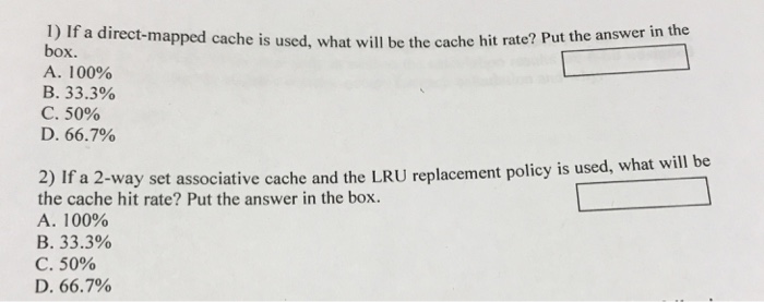 Solved Question 8 (2 point) Consider a memory system with a | Chegg.com