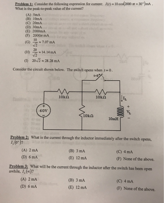 Solved Problem 1: Consider the following expression for | Chegg.com